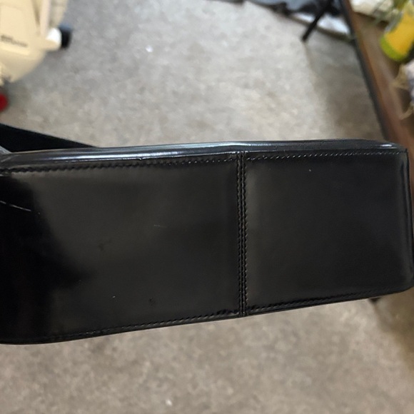 Salvatore Ferragamo Black and Clear Geometric Shoulder Bag - Picture 6 of 7